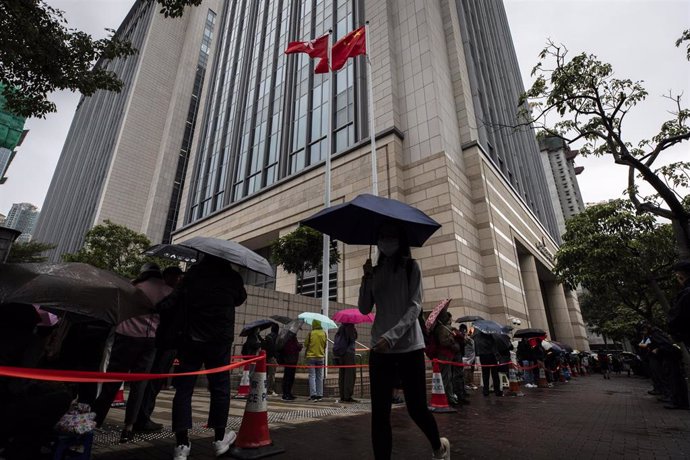 Archivo - Imagen de archivo del juicio contra disidentes en Hong Kong