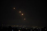 El Ejército de Israel intercepta un cohete lanzado desde la Franja de Gaza