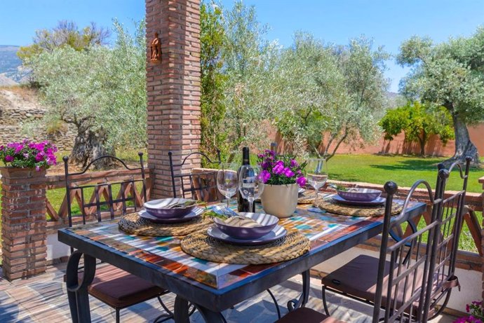 Una casa rural en el interior de Málaga.