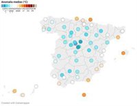 Marzo de 2025 ha sido el tercero más húmedo desde 1961 y el mes más frío desde noviembre de 2021, según Eltiempo.es