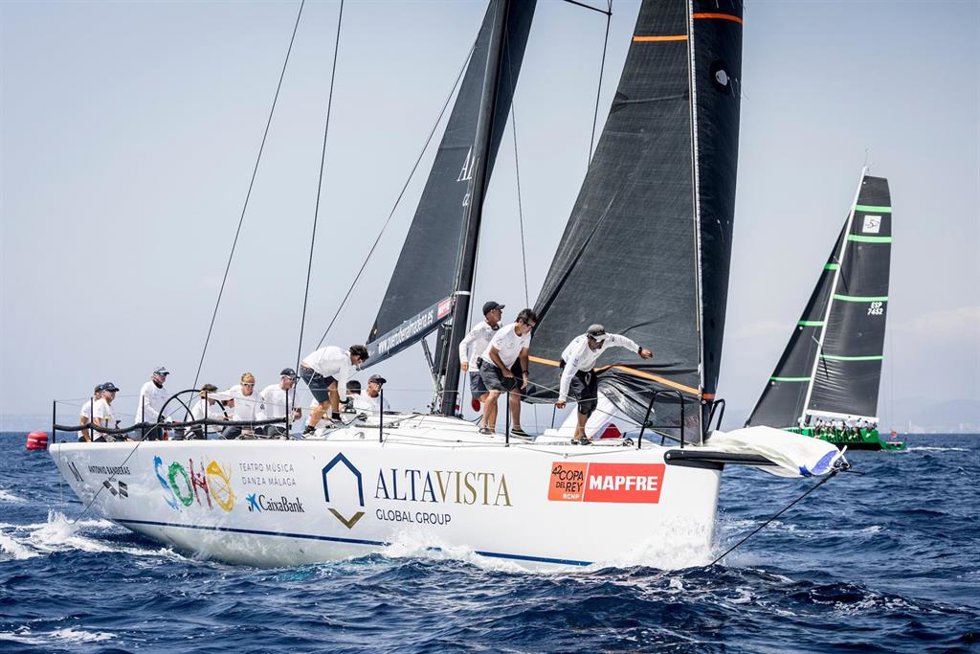 Archivo - El 'Teatro Soho-Altavista' durante la Copa del Rey MAPFRE de vela de 2024