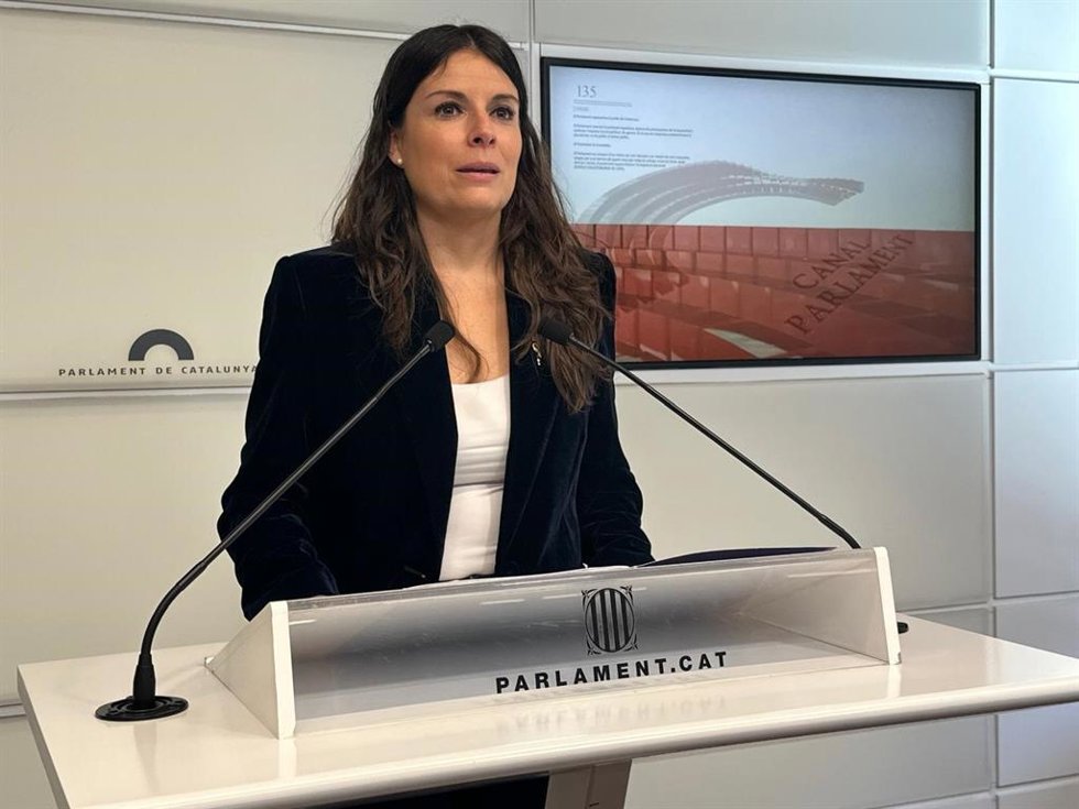 La portavoz de Junts en el Parlament, Mnica Sales