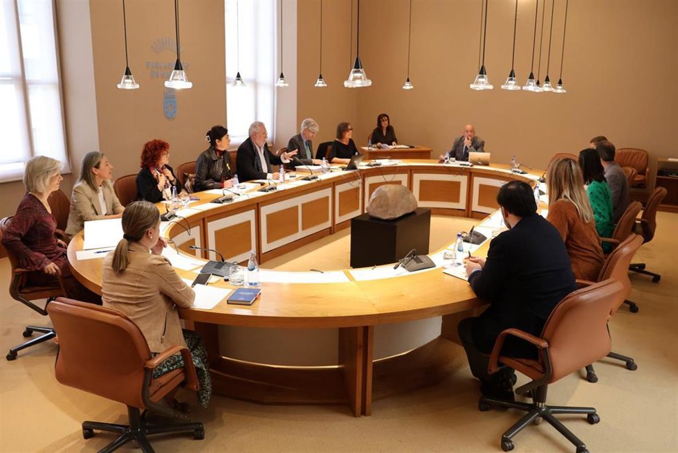 Junta de portavoces del Parlamento de Galicia.