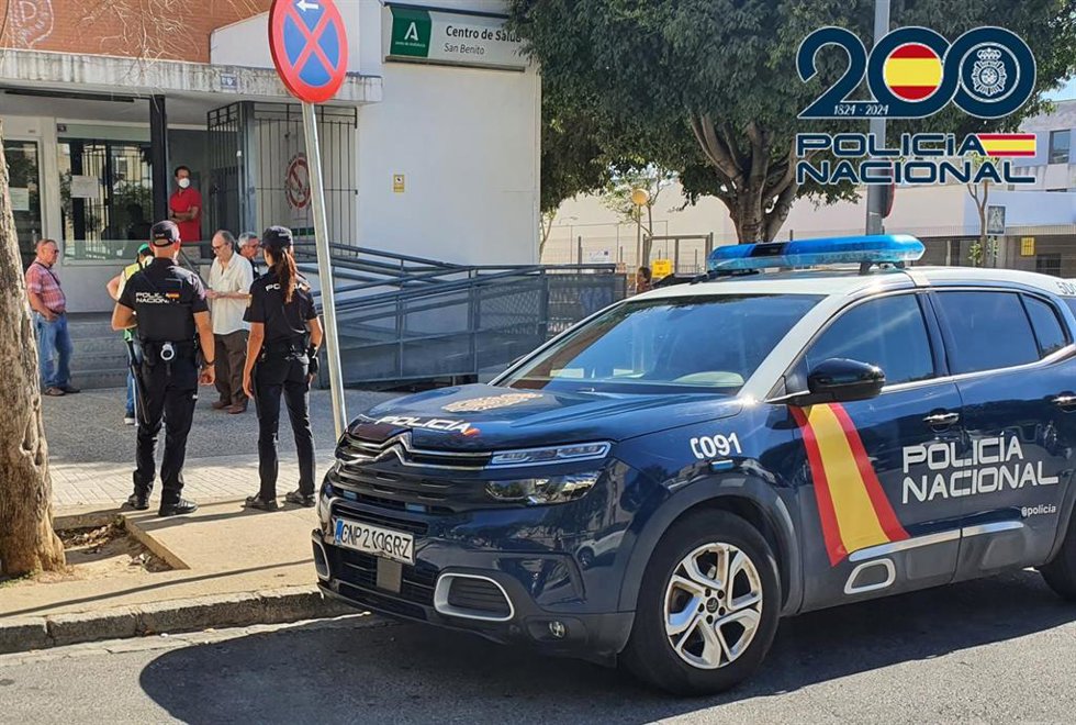 Agentes de la Policía Nacional de Cádiz.