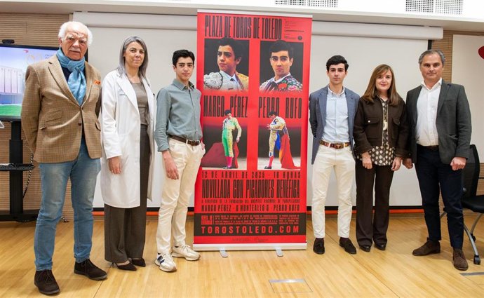 Presentación de la corrida de toros benéfica a favor del Hospital Nacional de Parapléjicos.