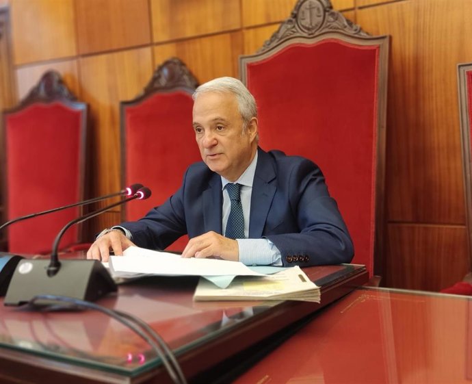 Archivo - El presidente del TSJA, Jesús Chamorro.