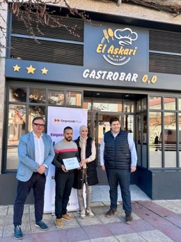 La ADER reconoce al gastrobar 'El Askari' como Emprendedor del Mes en la comarca de Nájera