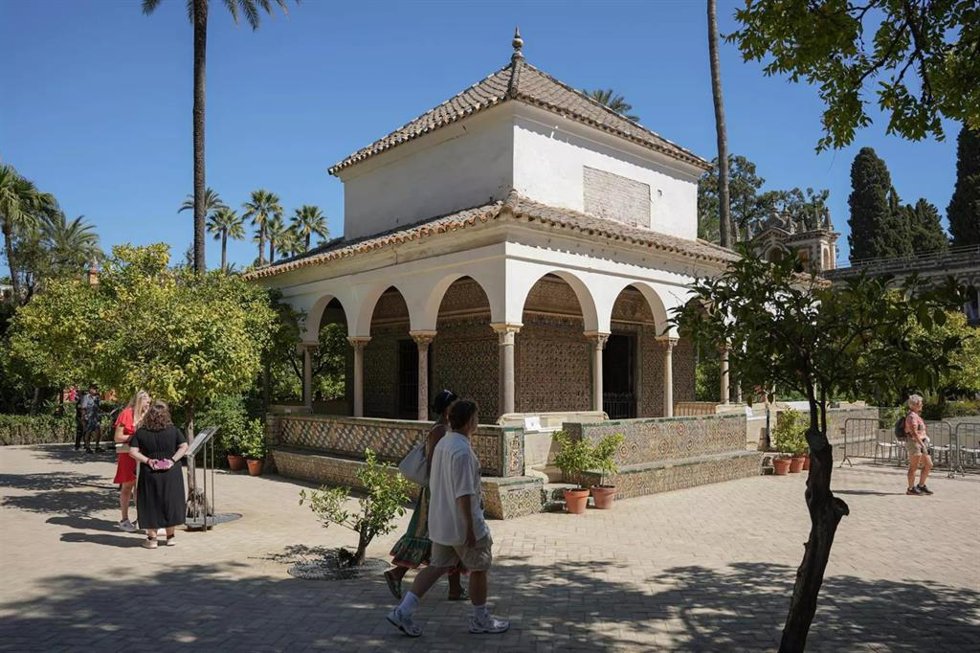 Exterior del Cenador de Carlos V, en el Real Alcázar.