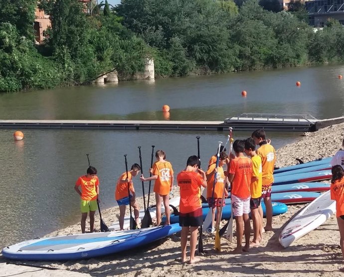 Imagen de uno de los campamentos organizados por el Ayuntamiento de Valladolid.