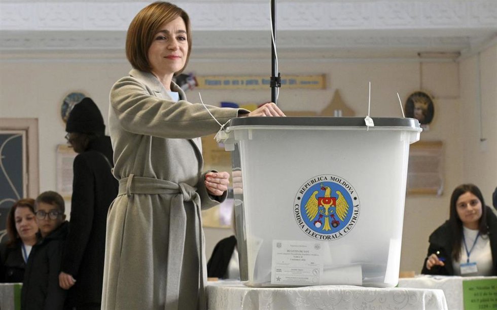 Archivo - Maia Sandu, presidenta de Moldavia.