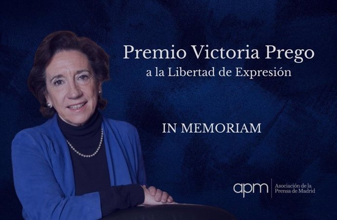 Nace el Premio Victoria Prego a la Libertad de Expresión de la APM con una dotación de 6.000 euros