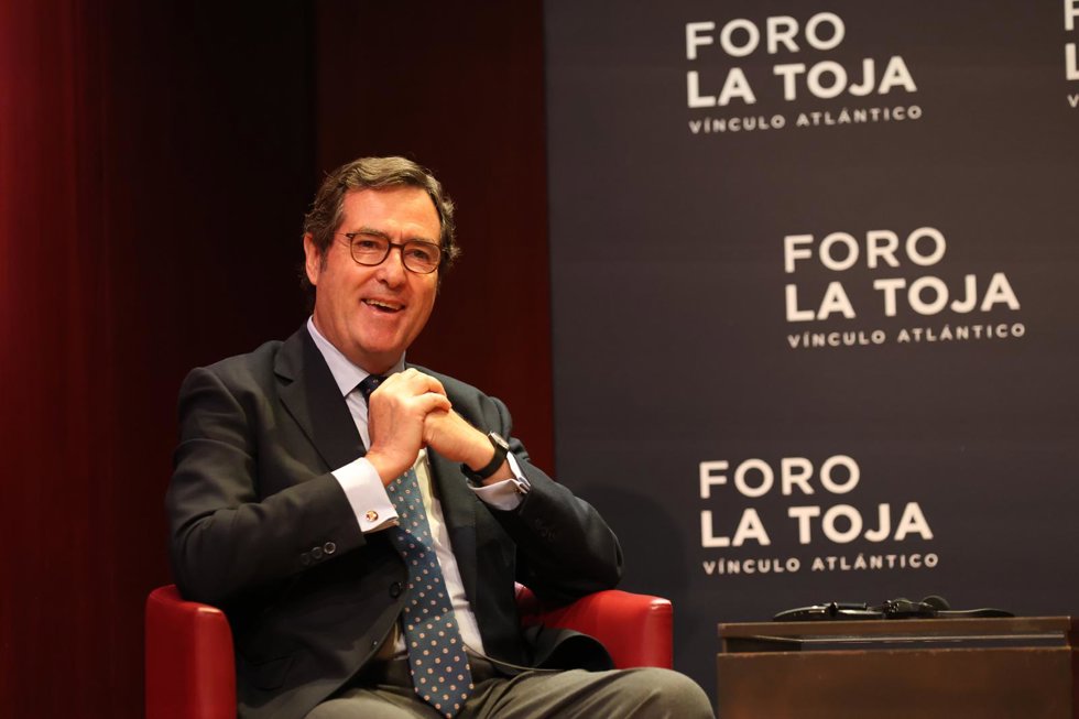El presidente de CEOE, Antonio Garamendi, en una imagen de archivo