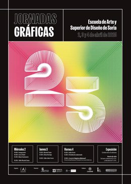 Cartel delegación de la Junta en Soria .