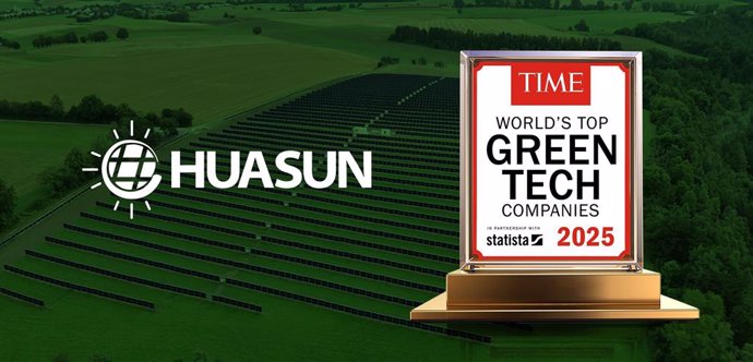 HJT manufacturer Huasun Energy has been ranked 34th in the TlME World's Top GreenTech Companies of 2025, the only solar PV company on the list.