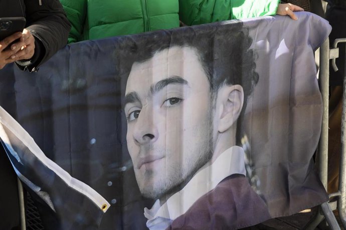 Archivo - Manifestación de apoyo a Luigi Mangione en Nueva York