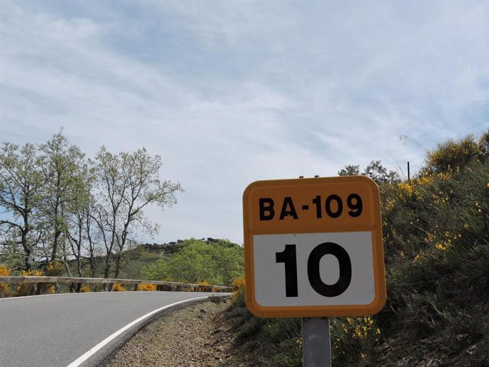 Carretera de la Diputación de Badajoz.