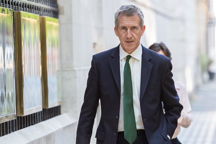 Archivo - Arquivo - 11 de julho de 2024, Londres, Inglaterra, Reino Unido: O ministro do Interior, DAN JARVIS, é visto durante a rodada matinal da mídia em Westminster.