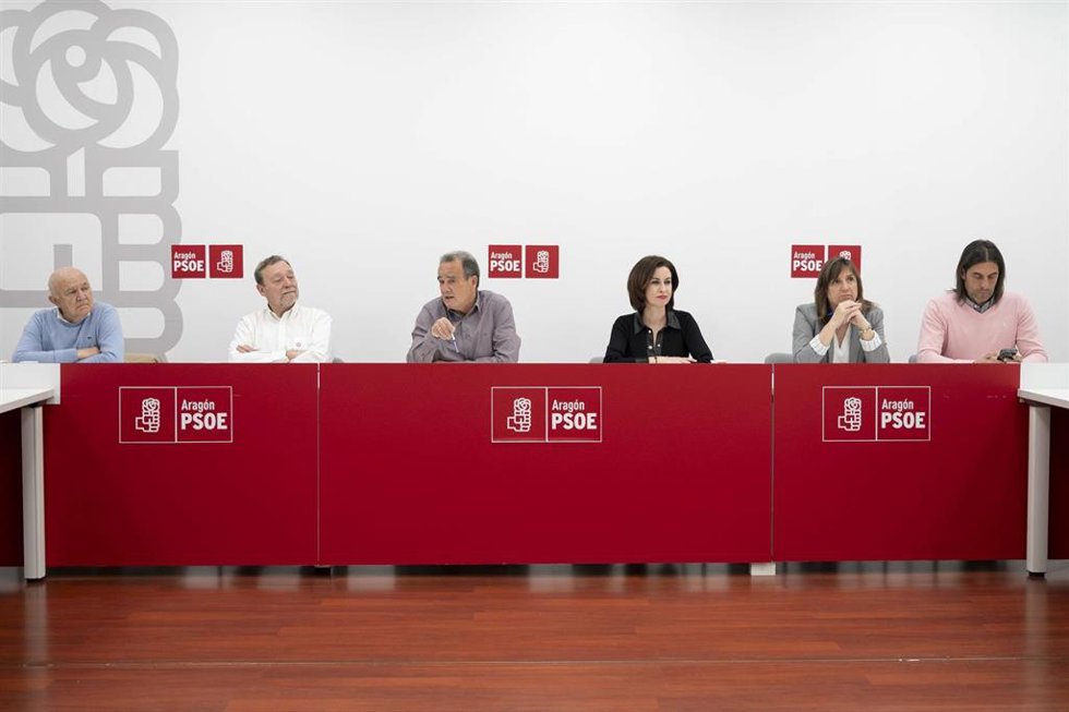 Ejecutiva provincial del PSOE Zaragoza.