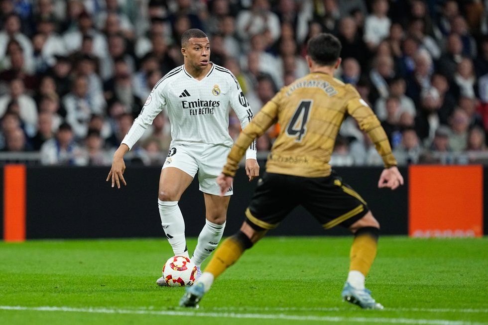 Kylian Mbappé, en un partido.