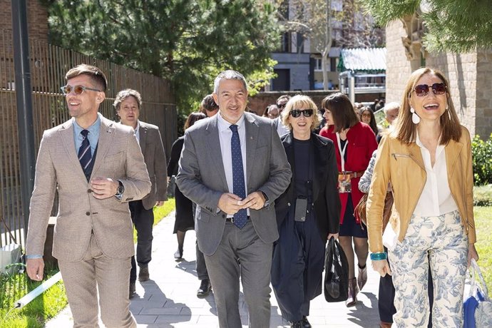 El conseller d'Empresa i Treball de la Generalitat, Miquel Sàmper, a la 080 Barcelona Fashion