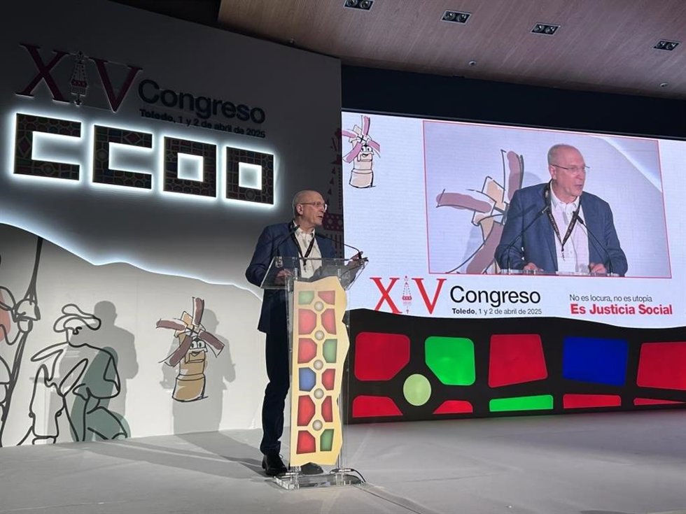 Intervención del Comisionado para el Reto Demográfico de la Junta, Jesús Alique, en la inaguración del Congreso de CCOO Correos-Sector Postal.