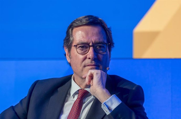 El presidente de la CEOE, Antonio Garamendi