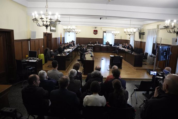 Imagen de la primera sesión del juicio por la adjudicación de los derechos mineros de Aznalcóllar