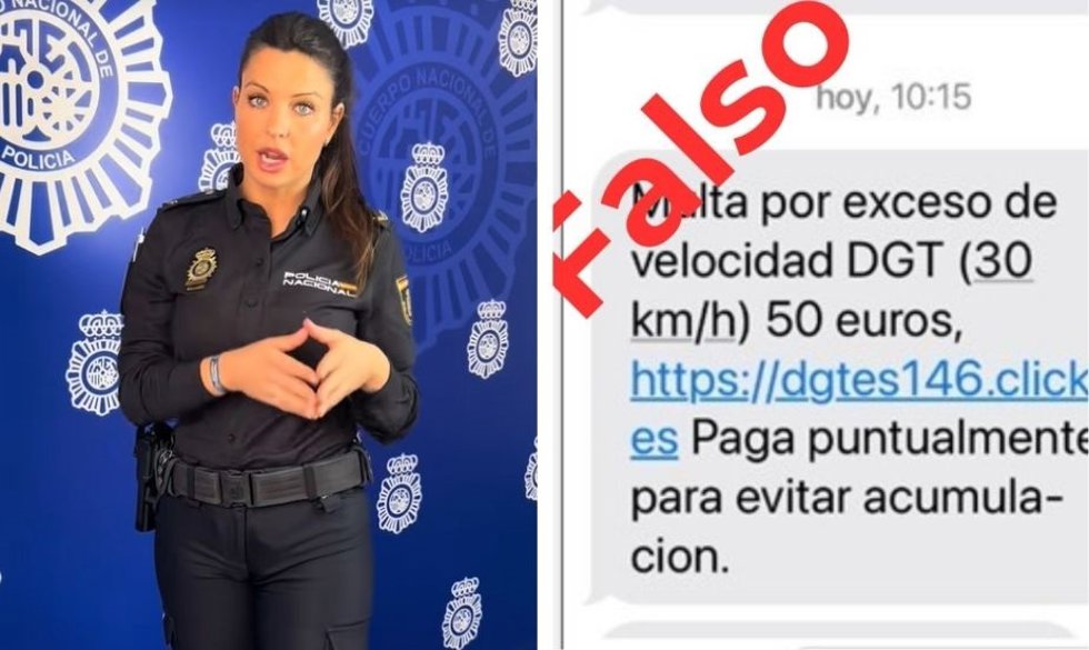 La Policía Nacional advierte: si recibes un SMS con una multa de la DGT, esto es lo que debes hacer para evitar la estafa