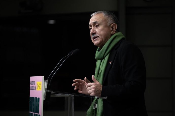 Archivo - El secretario general de UGT, Pepe Álvarez
