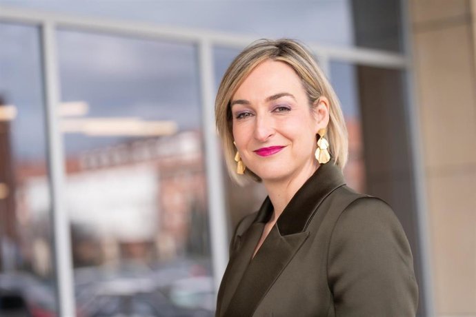 Archivo - La portavoz del Gobierno Vasco, María Ubarretxena, posa para Europa Press, a 28 de febrero de 2025