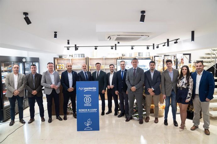 Presentación de la distinción B Corp en el Espacio Gourmet 'Sabores Almería'.