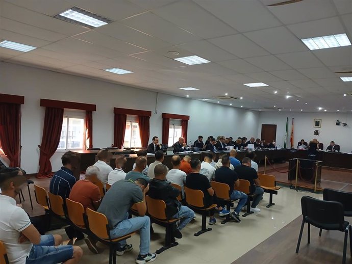 Archivo - Juicio contra acusados de perteneces al clan del Messi del hachís en Algeciras.