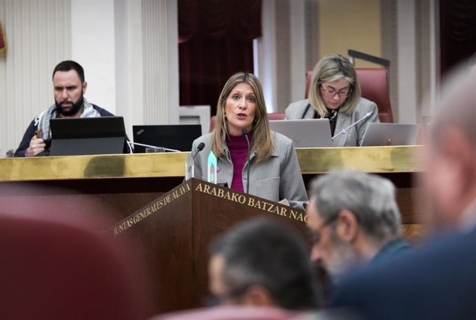 La diputada foral de Desarrollo Económico y Sostenibilidad e Álava, Saray Zárate