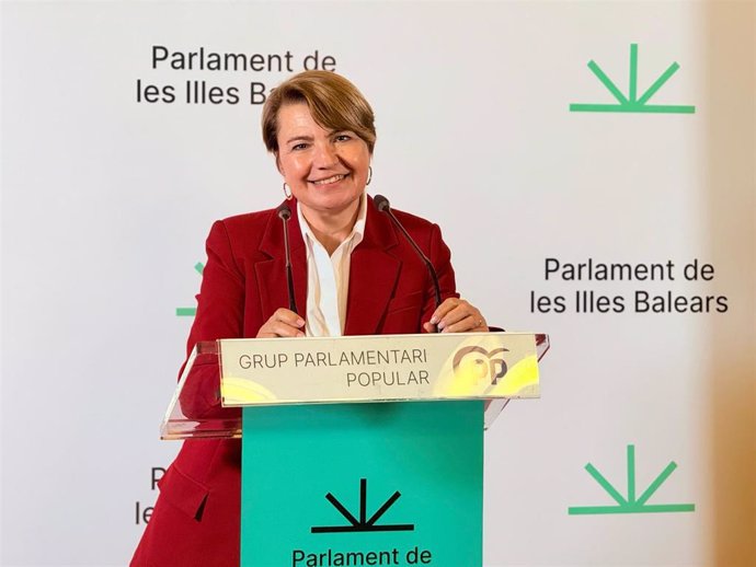 La portavoz adjunta del PP en el Parlament, Marga Durán.