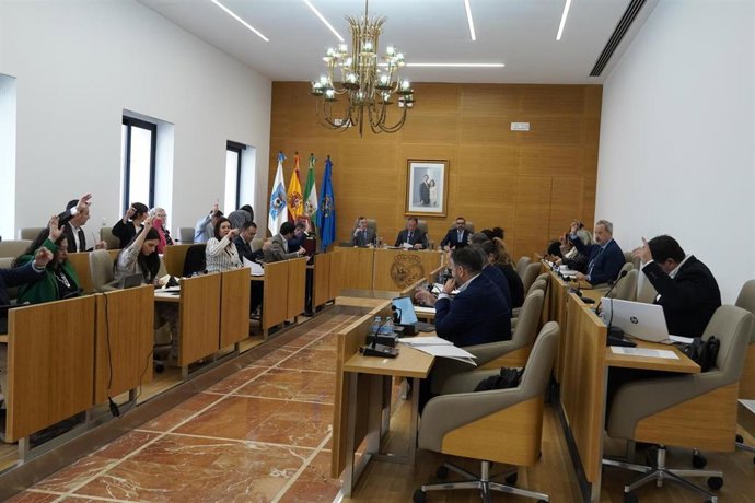 Pleno de la Diputación de Huelva.
