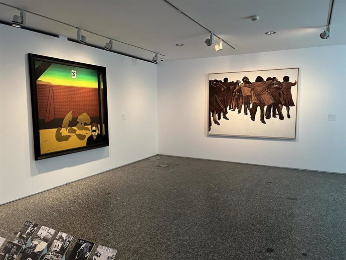 'El Abrazo' De Juan Genovés Vuelve Al Museo Reina Sofía Como Obra Destacada De La Nueva Sala Sobre La Transición