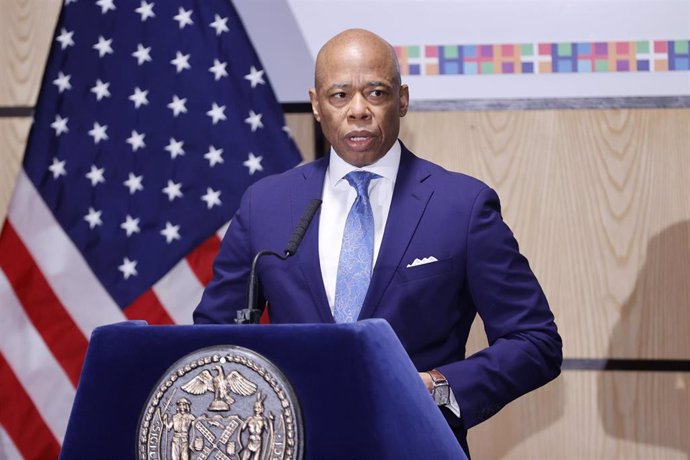 Imagen de archivo del alcalde de Nueva York, Eric Adams