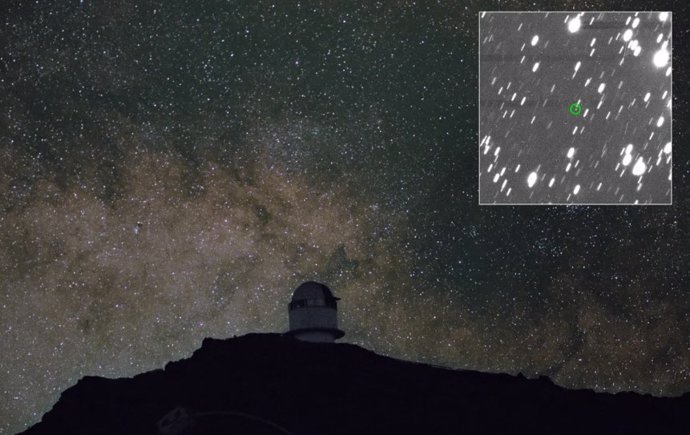 El asteroide que se aproxima fue observado utilizando el Telescopio Óptico Nórdico (NOT) de 2,5 metros en La Palma
