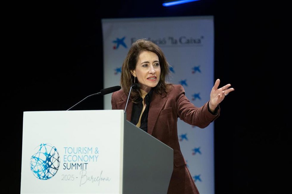 La presidenta del comité organizador del congreso 'Tourism & Economy Summit' y consejera delegada de Paradores, Raquel Sánchez