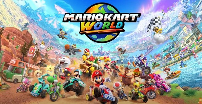 El nuevo Mario Kart World.