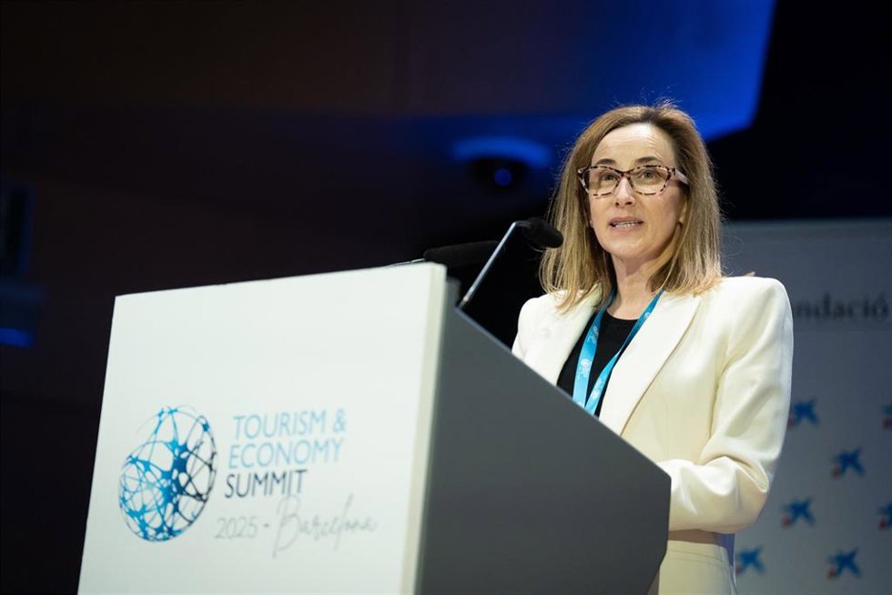 La directora del Aeropuerto de Barcelona-El Prat, Eva Valenzuela
