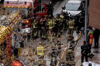 La política madrileña traslada su pesar a los afectados del incendio que deja dos bomberos fallecidos en Alcorcón