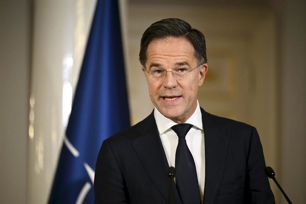 Archivo - El secretario general de la OTAN, Mark Rutte, en una visita a Finlandia. 