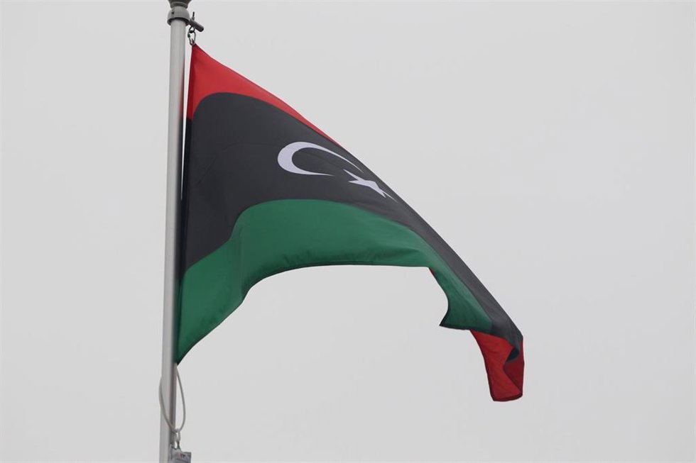 Archivo - Bandera de Libia (Archivo)