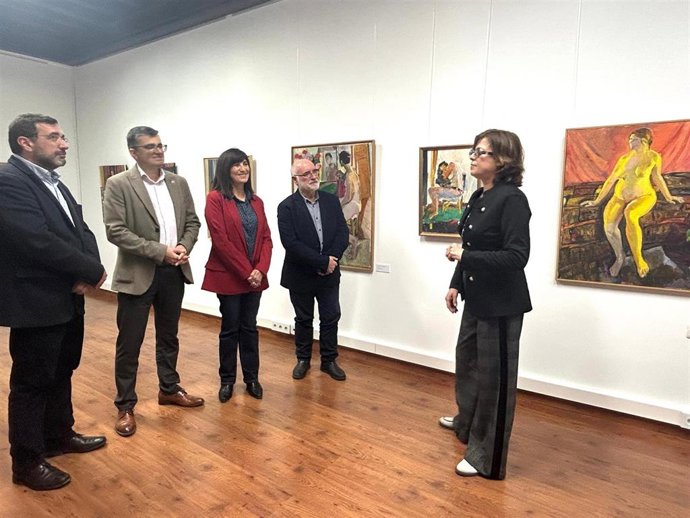 Inauguración de la exposición 'Textiles Alpujarreños y Liba Clark: la tradición en la vanguardia'.
