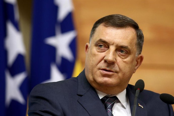 Archivo - Imagen de archivo del presidente de la serbobosnia República de Srpska, Milorad Dodik
