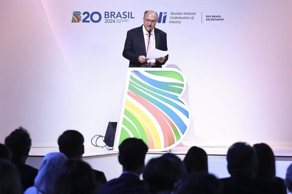 Archivo - El vicepresidente de Brasil, Geraldo Alckmin