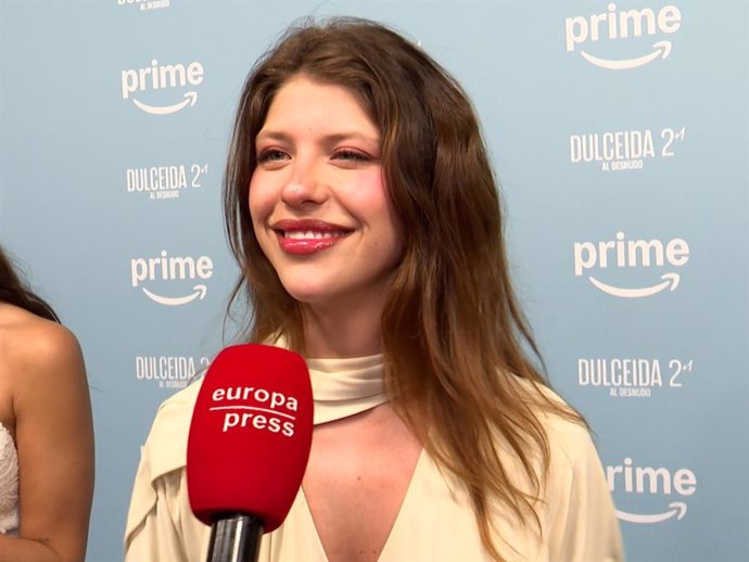 Anita Matamoros en el estreno de la segunda temporada de 'Dulceida al desnudo'