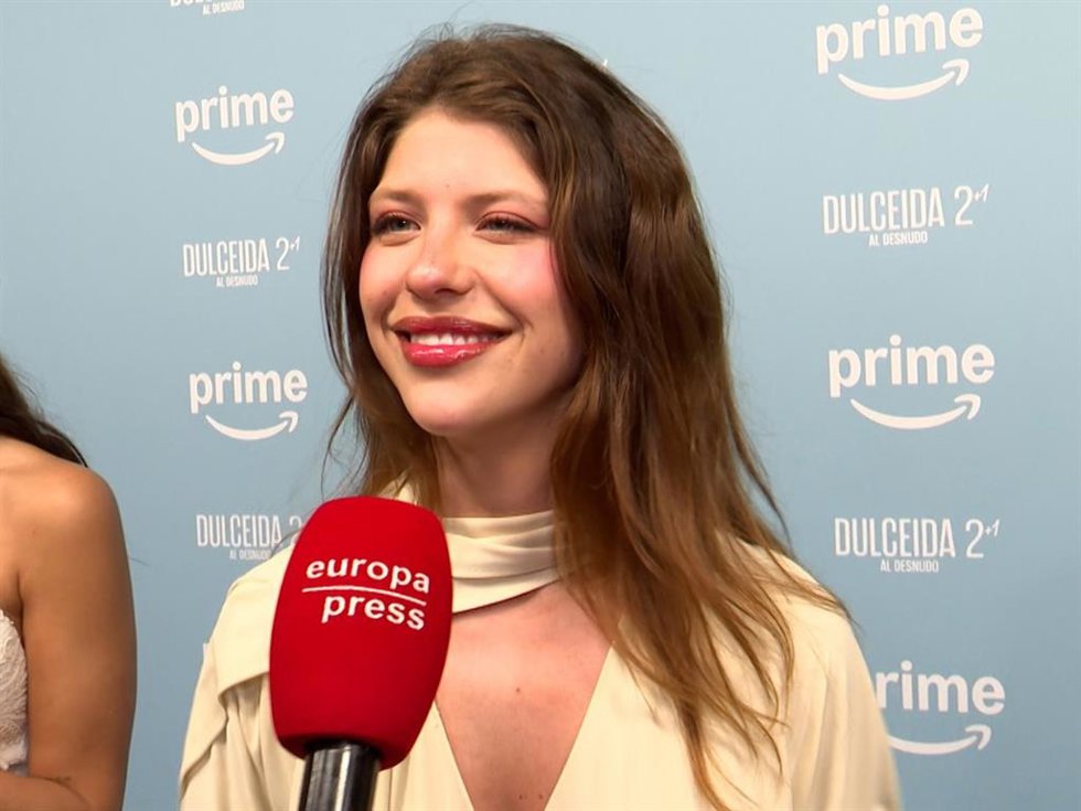 Anita Matamoros en el estreno de la segunda temporada de 'Dulceida al desnudo'