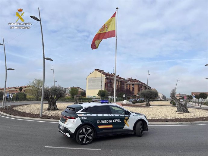Vehículo de la Guardia Civil.